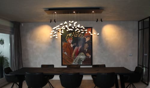 "The Soaring Birds for the Dining Table" | Lighting Design by Beau&Bien