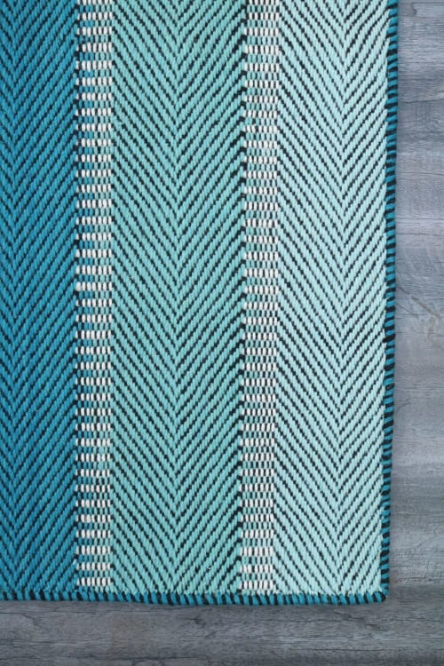 Stripe Wool Area Rug & Runner | Rugs by MEEM RUGS