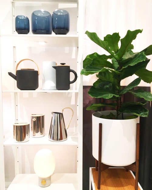 Revival Ceramics - The Ten w/Black Walnut by LBE Design | Planter in Vases & Vessels by LBE Design | Super Simple in San Francisco