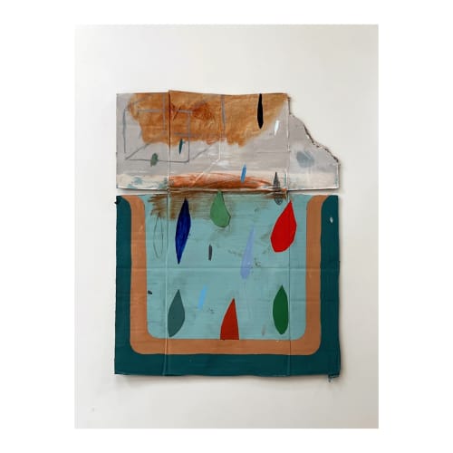 'Diver' | Mixed Media in Paintings by Jason Zahn