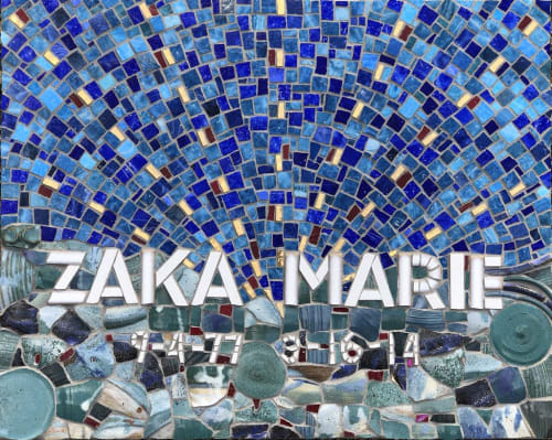 Memorial Headstone | Public Mosaics by Gila Mosaics Studio