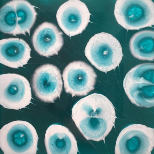 Deep Bloom | Oil And Acrylic Painting in Paintings by Art By Skevi