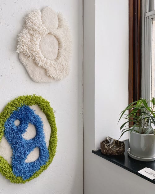 Jin Object, textile fibre art | Wall Hangings by Kristina Kazantseva