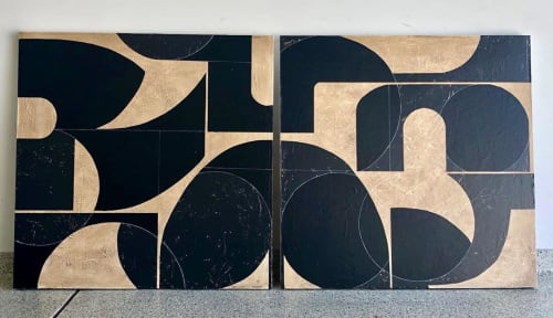 Neutral No. 3 | Oil And Acrylic Painting in Paintings by TS ModernArt Studio