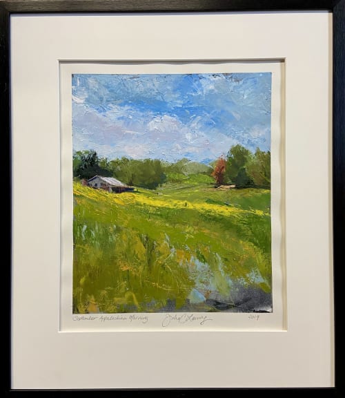 September Appalachian Morning | Oil And Acrylic Painting in Paintings by Julia Lawing Fine Art