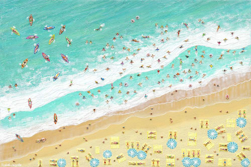 Forever Summer | Paintings by Elizabeth Langreiter Art