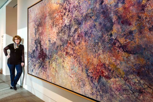 Aurora Borealis 3 | Paintings by Jill Krutick | Yellowstone Art Museum in Billings