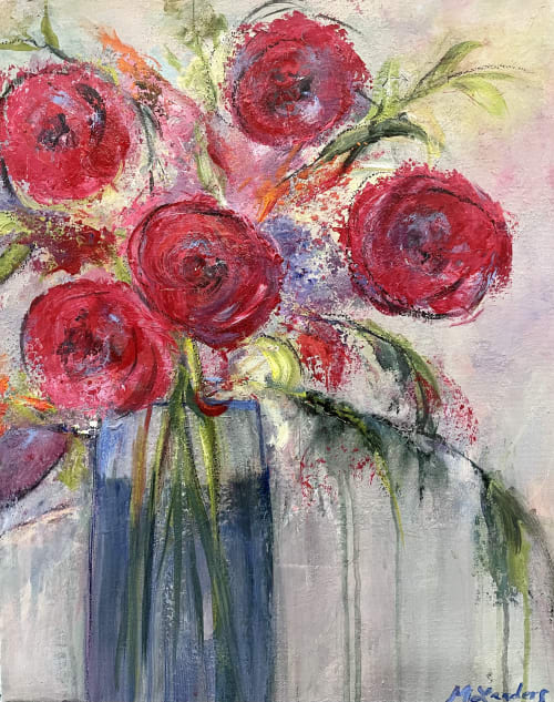 “in the Red” | Paintings by Marilyn Landers
