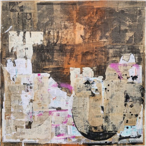 Felling Stitches | Mixed Media in Paintings by Dale Voelker