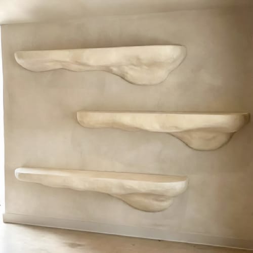 Giant Organic Shelf Hempcrete | Storage by ZOA concept