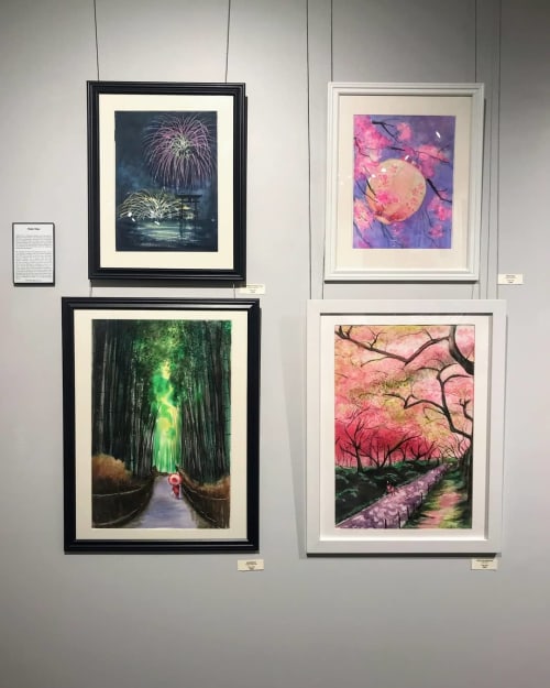 SnoValley Exhibition | Paintings by Zoee Xiao | Art Gallery of SnoValley in Snoqualmie