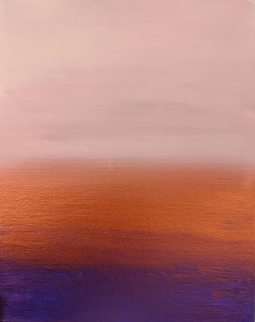 Sedona Sunrise (Framed) | Oil And Acrylic Painting in Paintings by Soulscape Fine Art + Design by Lauren Dickinson