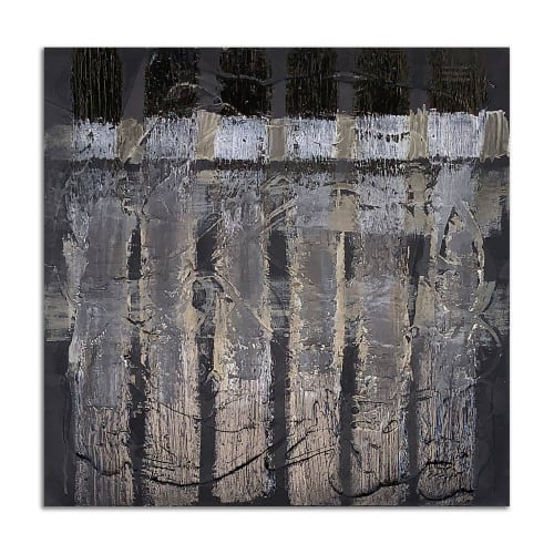 Collision - Original mixed-media abstract | Mixed Media in Paintings by J. Kent Martin