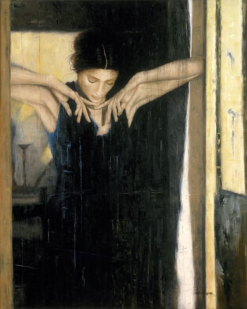 Erica Hopper "Adore" | Oil And Acrylic Painting in Paintings by YJ Contemporary Fine Art | YJ Contemporary Fine Art in East Greenwich