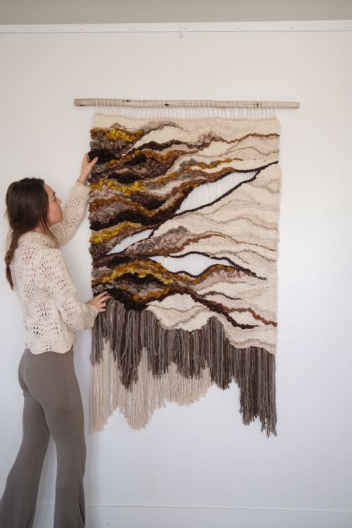 Custom Woven Wall Hanging | Tapestry in Wall Hangings by Rebecca Whitaker Art