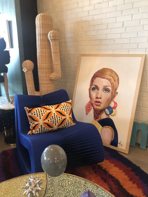 Twiggy | Paintings by LX Artworks | Scottsdale Fashion Square in Scottsdale
