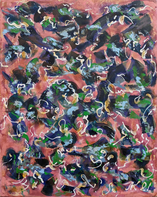 Hot Summer Day Vibrant Relaxation, oil on canvas | Paintings by Lena Kolambet