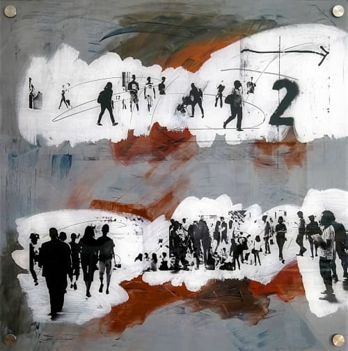 URBN CROWD IV | Paintings by Sven Pfrommer