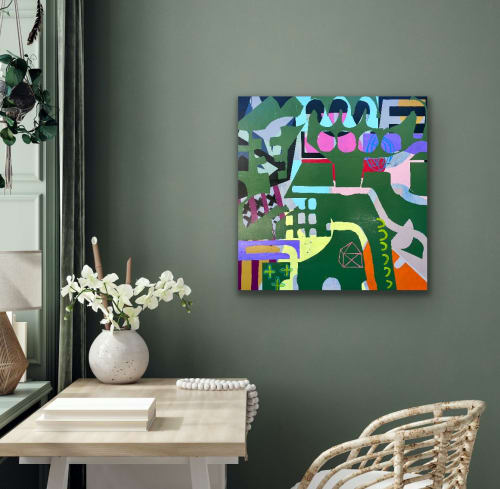 Map of the Soul | Mixed Media by Paula Saslow, Copper Rose Art