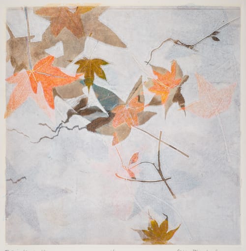 Falling Leaves 12 | Paintings by Casey Blanchard | Topnotch Resort in Stowe