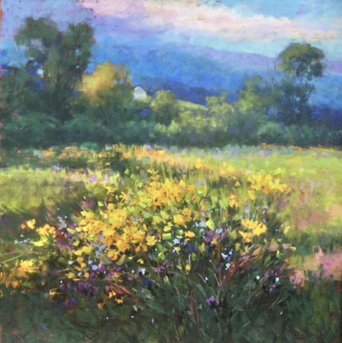 September blossom in Virginia | Drawings by Julia Lesnichy Art