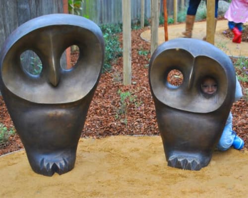 Garden Guardians | Public Sculptures by Wowhaus | Noe Valley Town Square in San Francisco