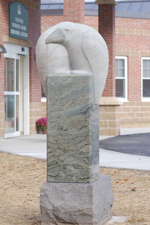 Toucans | Public Sculptures by Jim Sardonis | Gifford Medical Center in Randolph