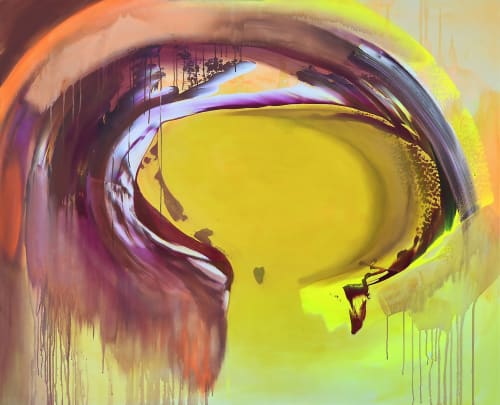 Fierce | Oil And Acrylic Painting in Paintings by Kim Powell Art