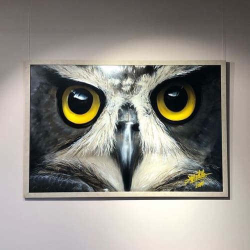 Nocturn Owl | Paintings by Konestilo