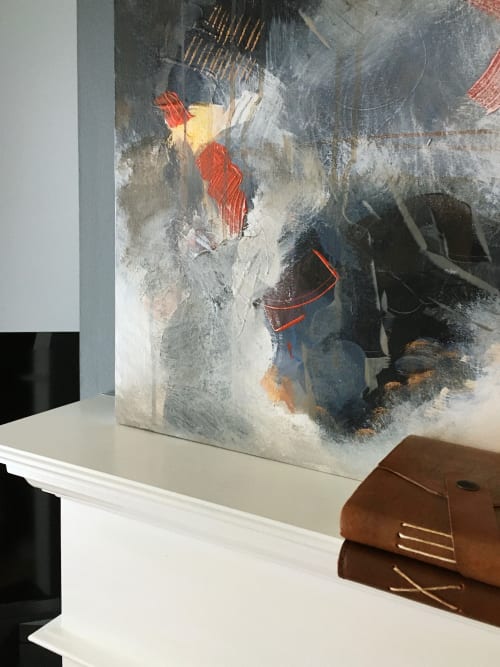 Rebirth Abstract Series 'In Neutral' painting | Paintings by Connie O’Connor