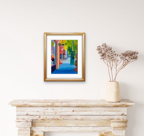 Downtown on Main No. 4 Print | Prints by Fotini Christophillis