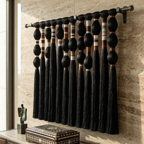 Boho woven wall hanging large wall weaving tapestry | Macrame Wall Hanging in Wall Hangings by Sarmal Design