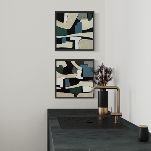 Abstract Expressionism Giclee Painting | Oil And Acrylic Painting in Paintings by Stef Shock