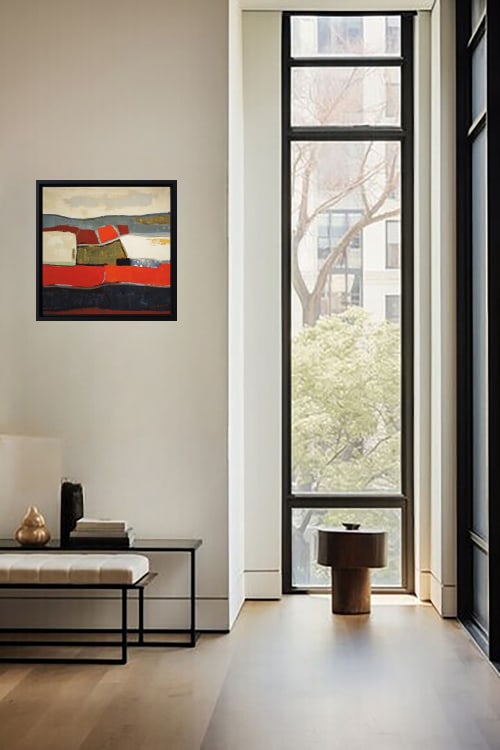 Terres ardentes | Paintings by Sophie DUMONT.