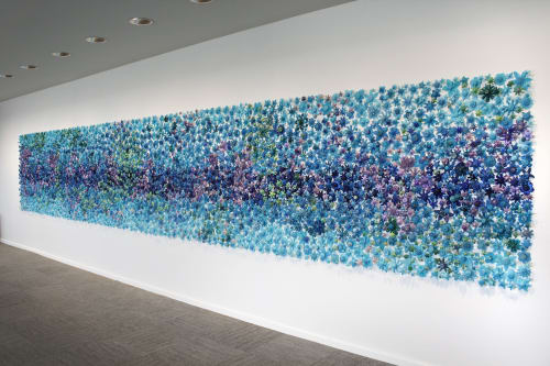 Eaton Garden | Wall Hangings by Carson Fox Studio | Eaton Corporation in Cleveland