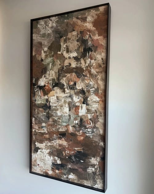 "70s tribute" (sold) | Oil And Acrylic Painting in Paintings by VISCERAL HOME STUDIO