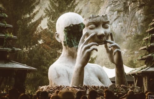 Modem Swamp | Public Sculptures by Daniel Popper | Momento Demento Festival in Mjesto Primišlje