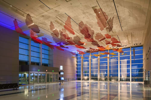 Desert Sunrise | Public Sculptures by Talley Fisher | McCarran Airport in Paradise
