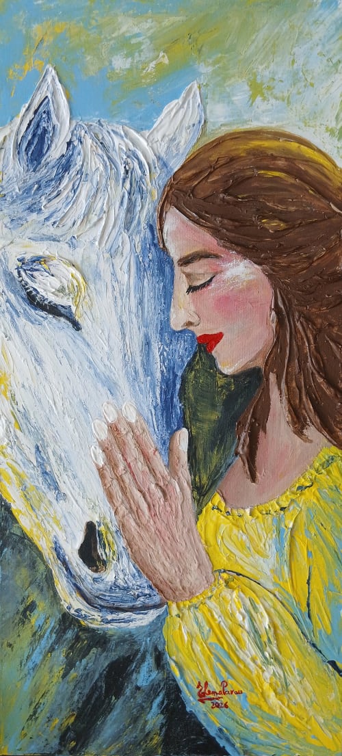 Va a amanecer | Oil And Acrylic Painting in Paintings by Elena Parau