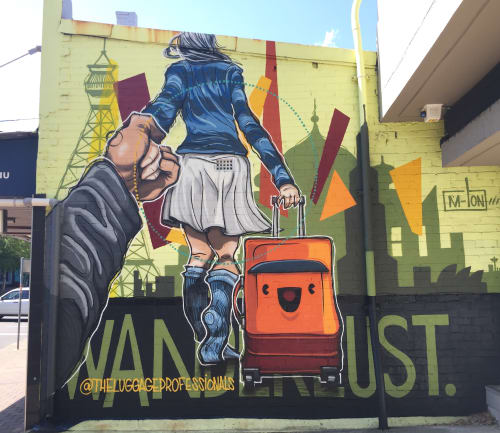 Wanderlust | Street Murals by M-Lon