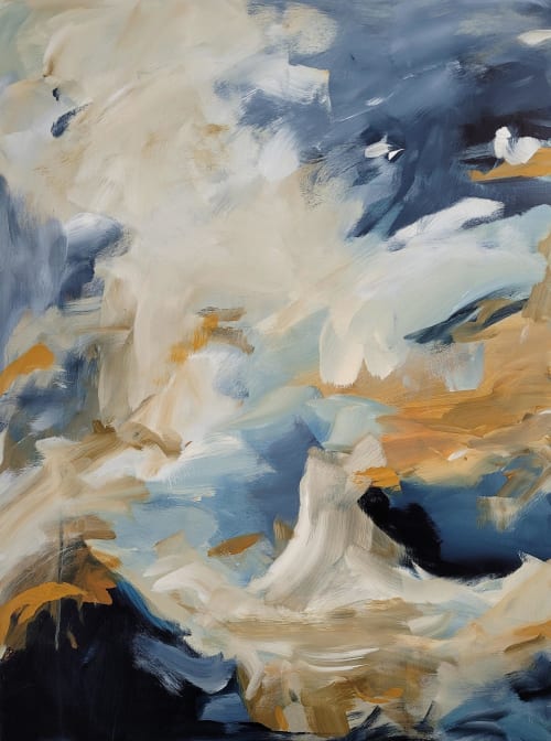 Life Force | 40"x30" | Oil And Acrylic Painting in Paintings by Marianne H Nielsen Art