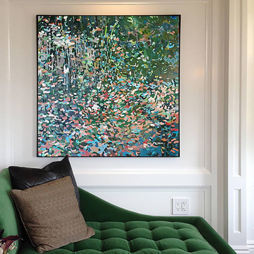 Summer Breeze, 36 x 36" Sold | Paintings by Margaret Juul