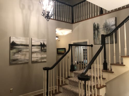 On a Clear Day/Split | Oil And Acrylic Painting in Paintings by Elaine Jackson