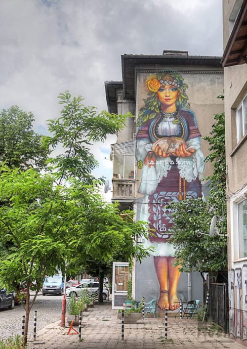 Sofia | Street Murals by ART BY NASIMO