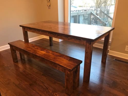 Dining Room Table and Bench | Tables by Walker & Wood