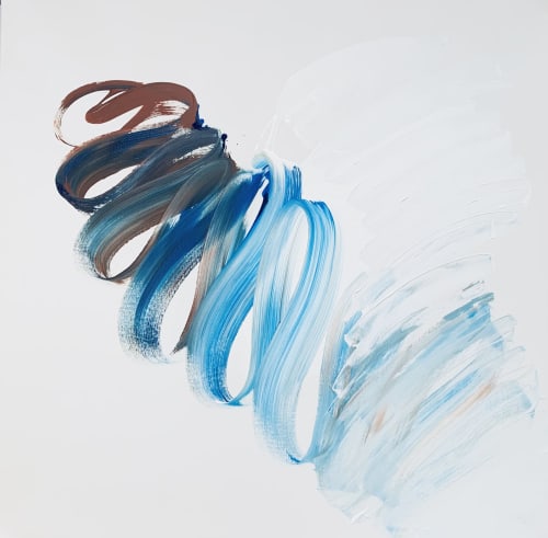 Turbulent Sky | Oil And Acrylic Painting in Paintings by Michelle Drewes Fine Art and Photography | Sacramento in Sacramento