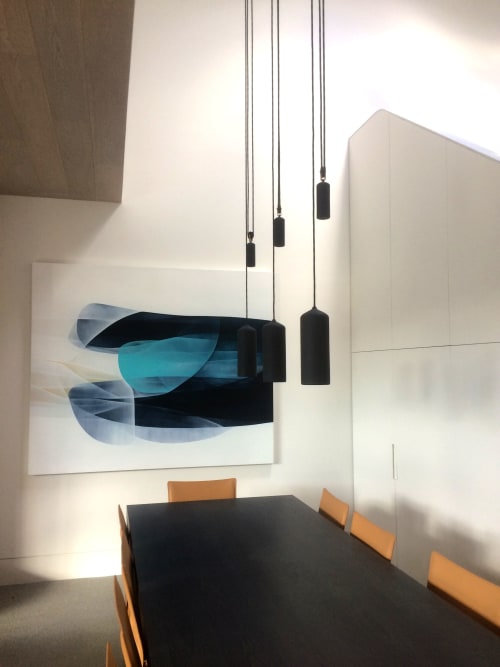 Slipstream | Paintings by Agneta Ekholm | Private Residence | Melbourne, VIC in Melbourne