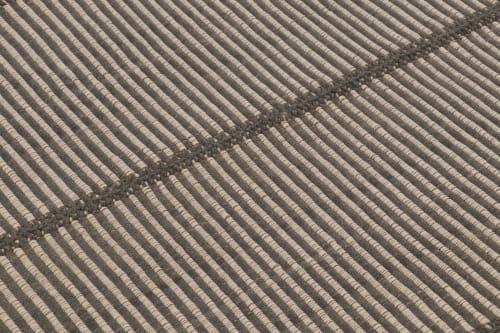 Rug & Kilim’s Accent Kilim, Square Rug with Textural Gray | Area Rug in Rugs by Rug and Kilim