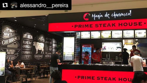 Mania de Churrasco! Prime Steak House | Architecture by C3  Architecture & Interior design | Shopping Plaza Sul in Jardim da Saúde