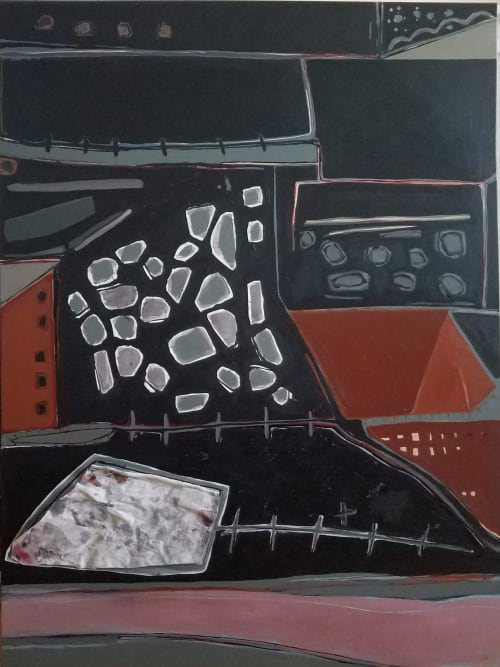 Abstract Art, Nature Abstract | Paintings by Brooke Hood | The Cherrity Bar in San Antonio